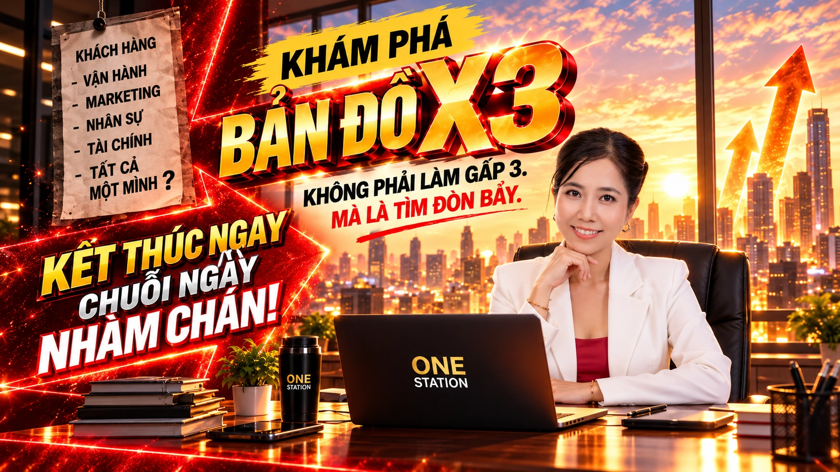 Khám phá bản đồ X3 - Không phải làm gấp 3, mà là tìm đòn bẩy
